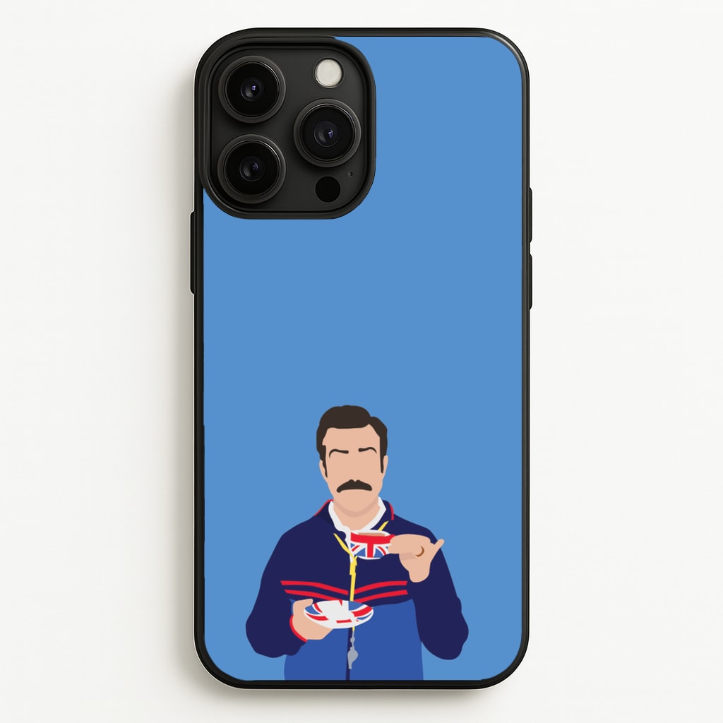 Ted Drinking Tea  - Ted Lasso Phone Case for iPhone 13 Pro Max