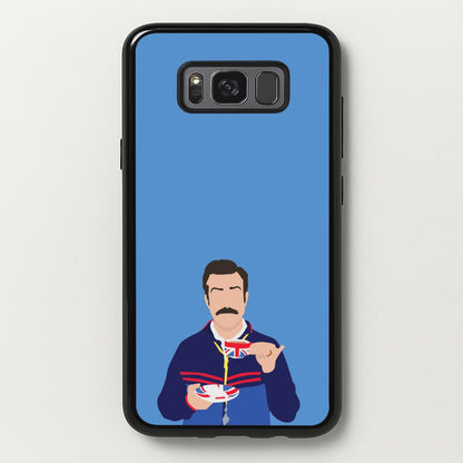 Ted Drinking Tea  - Ted Lasso Phone Case for Galaxy S8