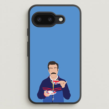 Ted Drinking Tea  - Ted Lasso Phone Case for Google Pixel 9a