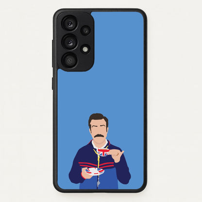 Ted Drinking Tea  - Ted Lasso Phone Case for Galaxy A33
