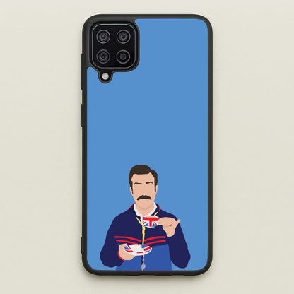 Ted Drinking Tea  - Ted Lasso Phone Case for Galaxy A12