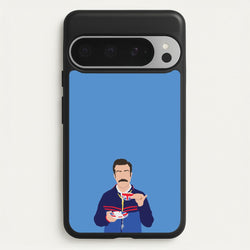 Ted Drinking Tea  - Ted Lasso Phone Case for Google Pixel 9 Pro XL