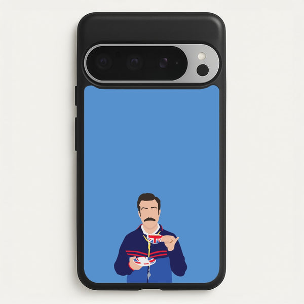 Ted Drinking Tea  - Ted Lasso Phone Case for Google Pixel 9 Pro XL