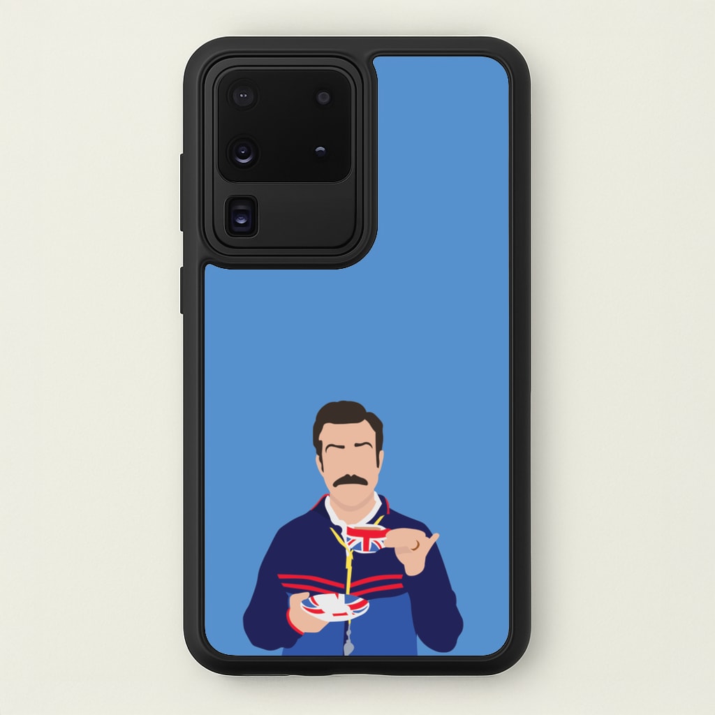 Ted Drinking Tea  - Ted Lasso Phone Case for Galaxy S20 Ultra