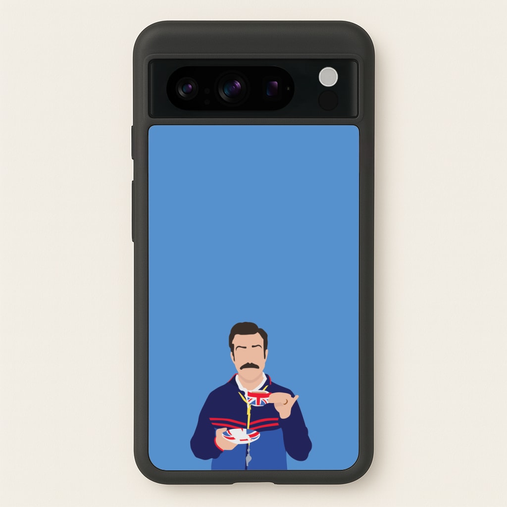 Ted Drinking Tea  - Ted Lasso Phone Case for Google Pixel 8 Pro