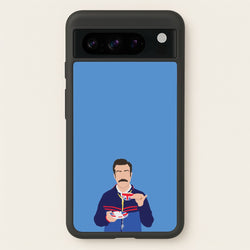 Ted Drinking Tea  - Ted Lasso Phone Case for Google Pixel 8 Pro