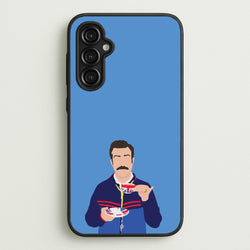 Ted Drinking Tea  - Ted Lasso Phone Case for Galaxy A14