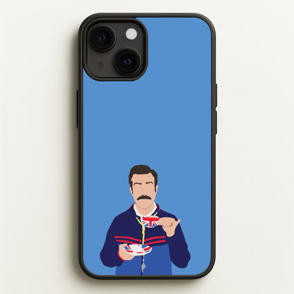 Ted Drinking Tea  - Ted Lasso Phone Case for iPhone 13 Mini