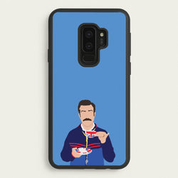Ted Drinking Tea  - Ted Lasso Phone Case for Galaxy S9 Plus