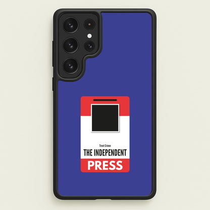 The Independent Press  - Ted Lasso Phone Case for Galaxy S22 Ultra