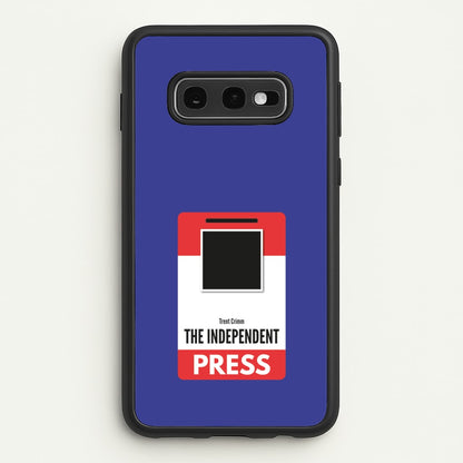 The Independent Press  - Ted Lasso Phone Case for Galaxy S10e