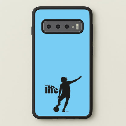 Football Is Life  - Ted Lasso Phone Case for Galaxy S10 Plus