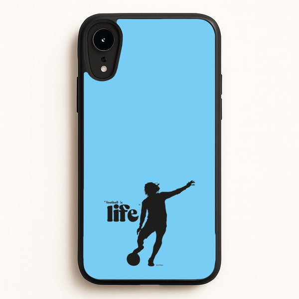 Football Is Life  - Ted Lasso Phone Case for iPhone XR