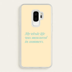 Measured In Summers  - The Summer I Turned Pretty Phone Case for Galaxy S9 Plus