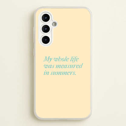 Measured In Summers  - The Summer I Turned Pretty Phone Case for Galaxy A54