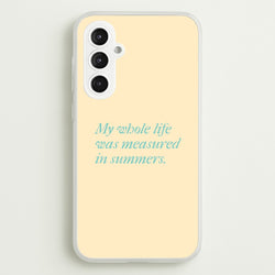 Measured In Summers  - The Summer I Turned Pretty Phone Case for Galaxy S23FE
