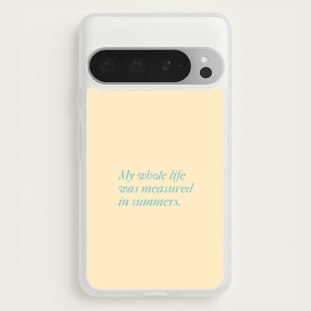 Measured In Summers  - The Summer I Turned Pretty Phone Case for Google Pixel 9 Pro XL