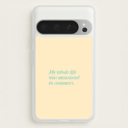 Measured In Summers  - The Summer I Turned Pretty Phone Case for Google Pixel 9 Pro XL