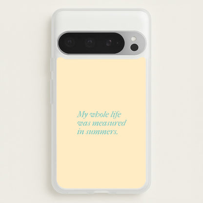 Measured In Summers  - The Summer I Turned Pretty Phone Case for Google Pixel 9 Pro XL