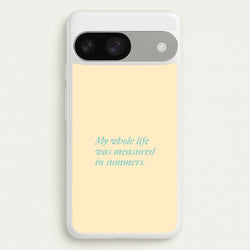 Measured In Summers  - The Summer I Turned Pretty Phone Case for Google Pixel 9 / 9 Pro