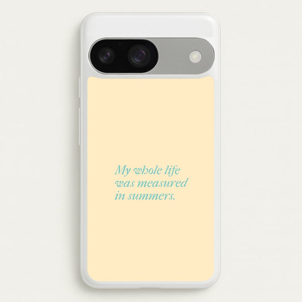 Measured In Summers  - The Summer I Turned Pretty Phone Case for Google Pixel 9 / 9 Pro