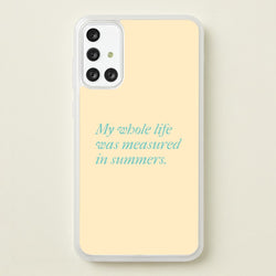 Measured In Summers  - The Summer I Turned Pretty Phone Case for Galaxy A71