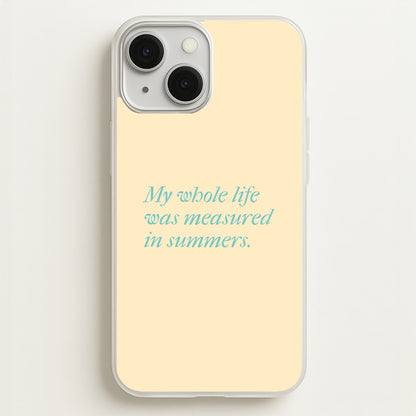 Measured In Summers  - The Summer I Turned Pretty Phone Case for iPhone 13
