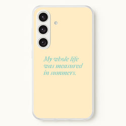 Measured In Summers  - The Summer I Turned Pretty Phone Case for Galaxy S25