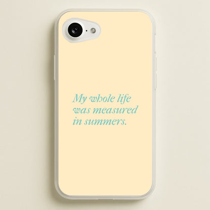Measured In Summers  - The Summer I Turned Pretty Phone Case for iPhone 16e