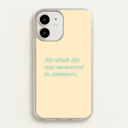 Measured In Summers  - The Summer I Turned Pretty Phone Case for iPhone 12 / 12 Pro