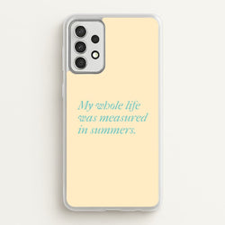 Measured In Summers  - The Summer I Turned Pretty Phone Case for Galaxy A52 / A52s
