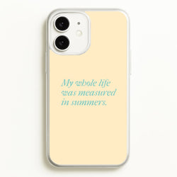 Measured In Summers  - The Summer I Turned Pretty Phone Case for iPhone 11
