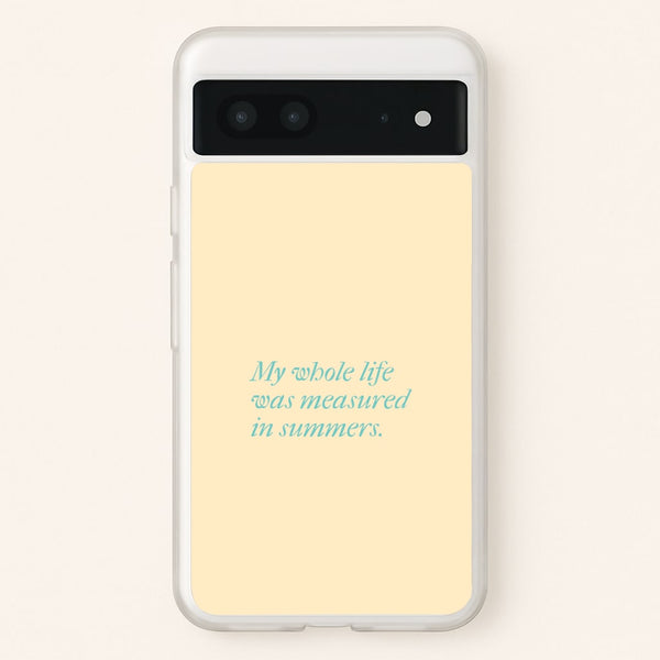 Measured In Summers  - The Summer I Turned Pretty Phone Case for Google Pixel 7