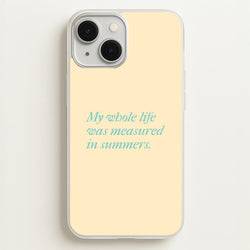 Measured In Summers  - The Summer I Turned Pretty Phone Case for iPhone 13 Mini