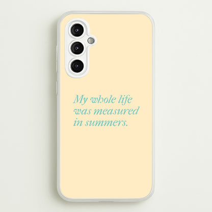 Measured In Summers  - The Summer I Turned Pretty Phone Case for Galaxy A14