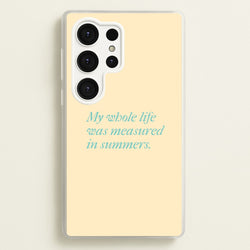 Measured In Summers  - The Summer I Turned Pretty Phone Case for Galaxy S25 Ultra