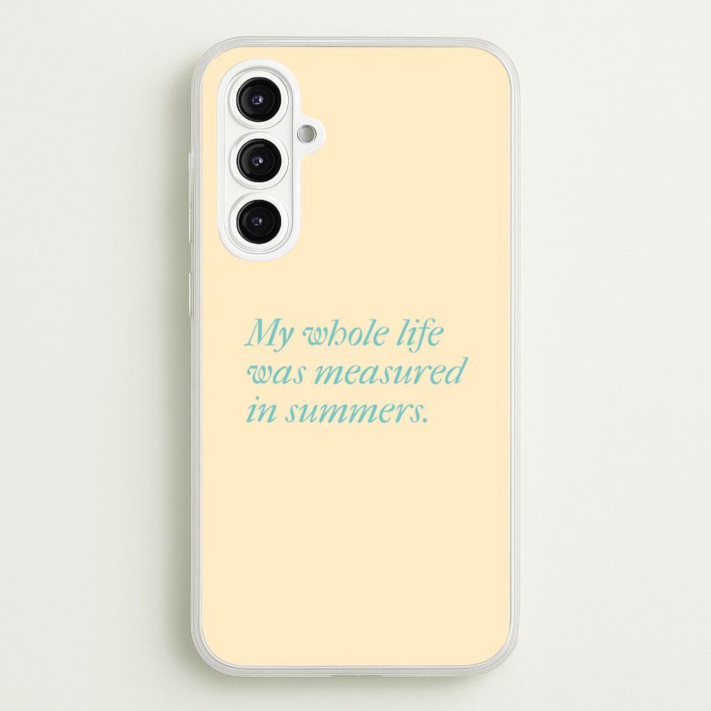 Measured In Summers  - The Summer I Turned Pretty Phone Case for Galaxy A16