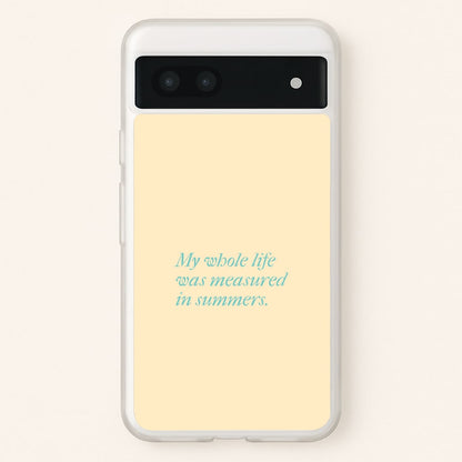 Measured In Summers  - The Summer I Turned Pretty Phone Case for Google Pixel 7a