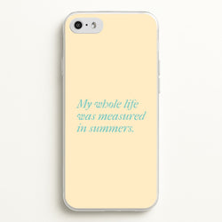 Measured In Summers  - The Summer I Turned Pretty Phone Case for iPhone 5 / 5s / SE 2016