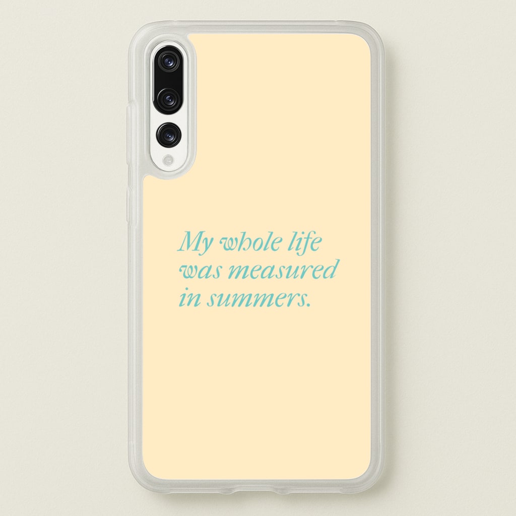 Measured In Summers  - The Summer I Turned Pretty Phone Case for Huawei P20 Pro