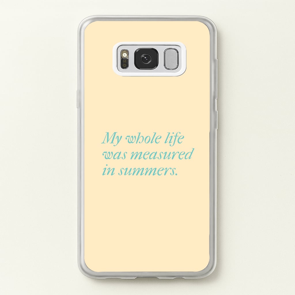 Measured In Summers  - The Summer I Turned Pretty Phone Case for Galaxy S8 Plus