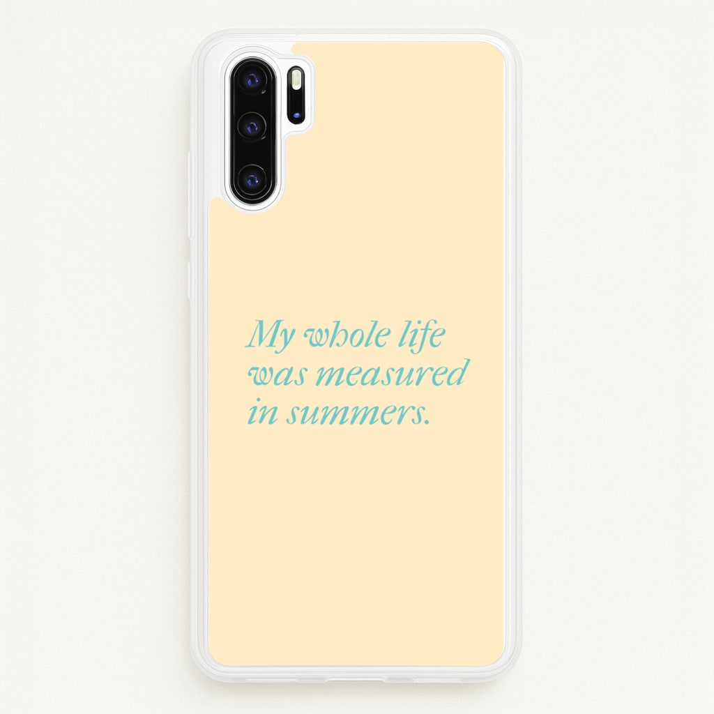 Measured In Summers  - The Summer I Turned Pretty Phone Case for Huawei P30 Pro