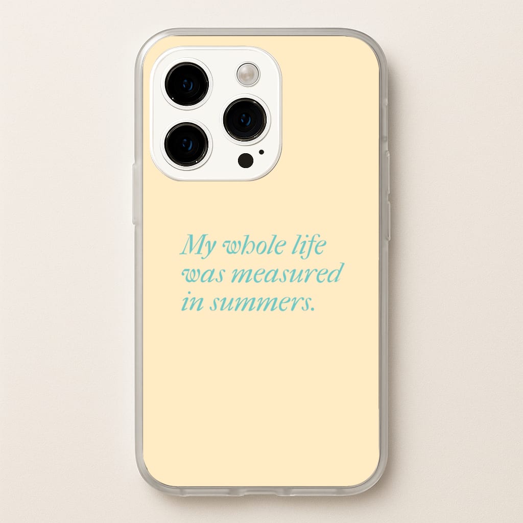 Measured In Summers  - The Summer I Turned Pretty Phone Case for iPhone 15 Pro