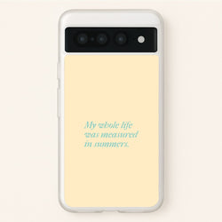 Measured In Summers  - The Summer I Turned Pretty Phone Case for Google Pixel 7 Pro