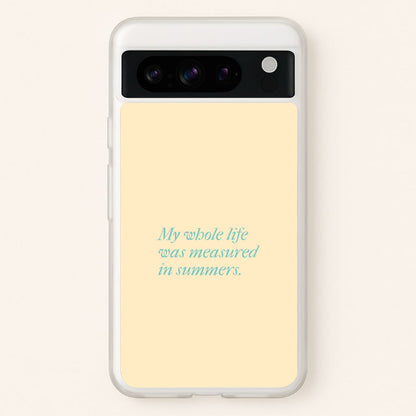 Measured In Summers  - The Summer I Turned Pretty Phone Case for Google Pixel 8 Pro