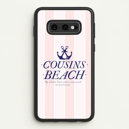 Stripes Cousin Beach  - The Summer I Turned Pretty Phone Case for Galaxy S10e