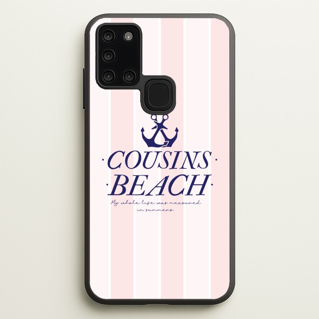 Stripes Cousin Beach  - The Summer I Turned Pretty Phone Case for Galaxy A21s