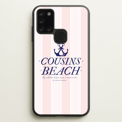 Stripes Cousin Beach  - The Summer I Turned Pretty Phone Case for Galaxy A21s