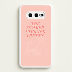 TSITP Belly Outline  - The Summer I Turned Pretty Phone Case for Galaxy S10e