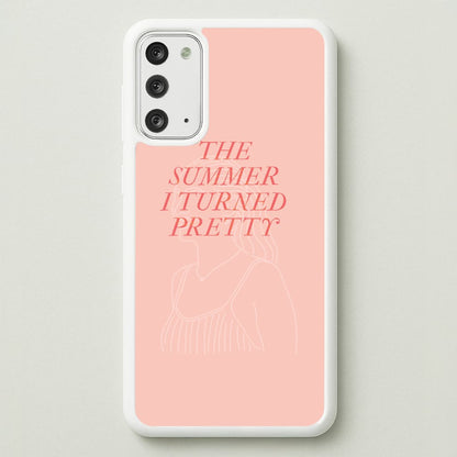 TSITP Belly Outline  - The Summer I Turned Pretty Phone Case for Galaxy Note 20